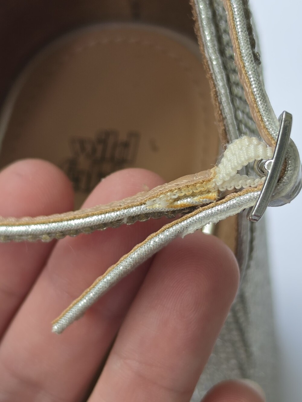 wild fable Silver Rhinestone Platform Block Heels - Picture 9 of 9